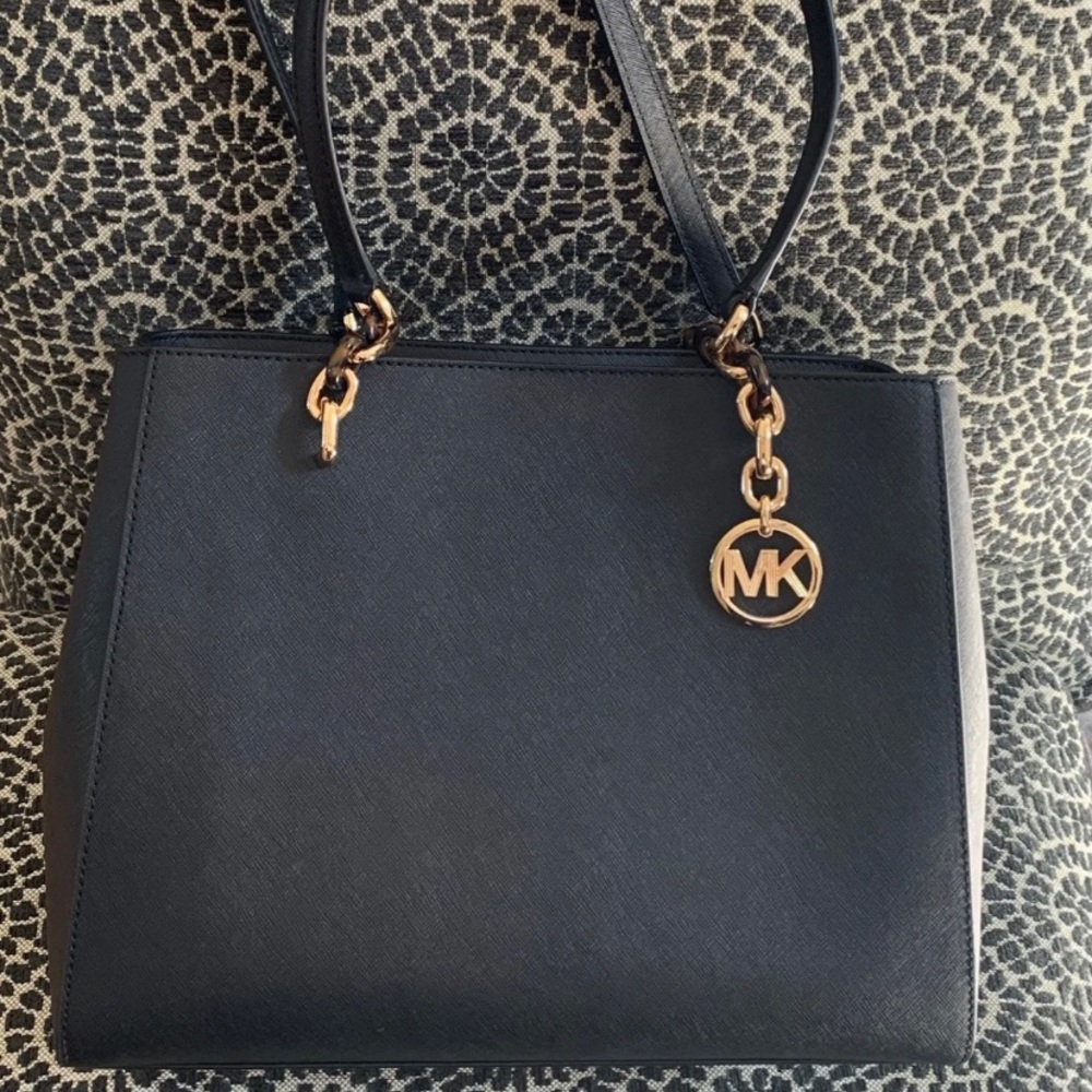 Michael Kors Sofia Large Leather Tote/Shoulder Ba… - image 1